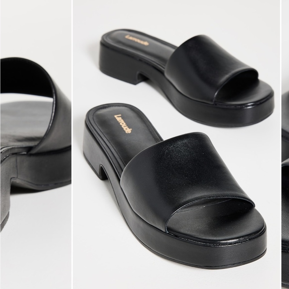 Larroudé Black Athena Sandal